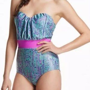 Anthropologie Noelle Madagascar Print Swimsuit
